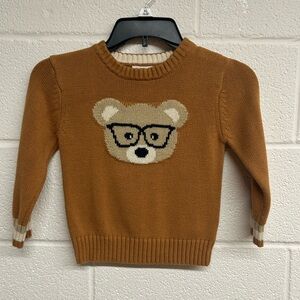 Adorable Cat & Jack Teddy Bear Sweater - Size 4T
